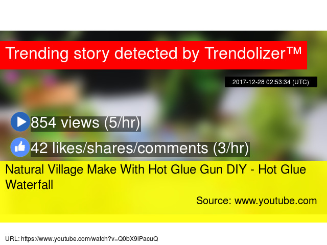 Natural Village Make With Hot Glue Diy Waterfall Natural Village Make With Hot Glue Diy Waterfall Stats